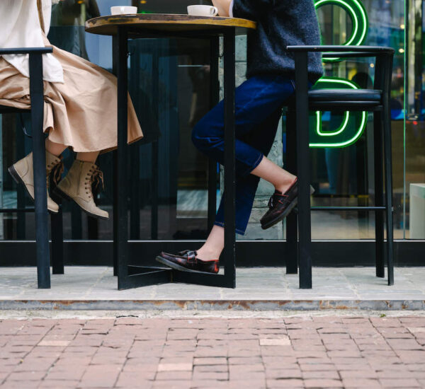 Nearby coffee shop to apartment complex