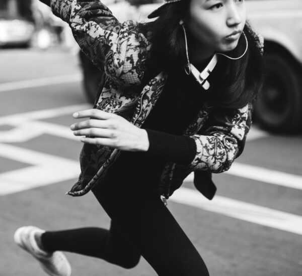Woman skating