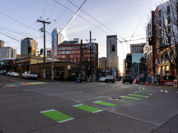 stores and buildings near Pivot apartments Seattle