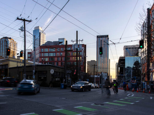 Seattle skyline from Pivot apartments