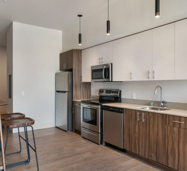 Pivot Apartments kitchen