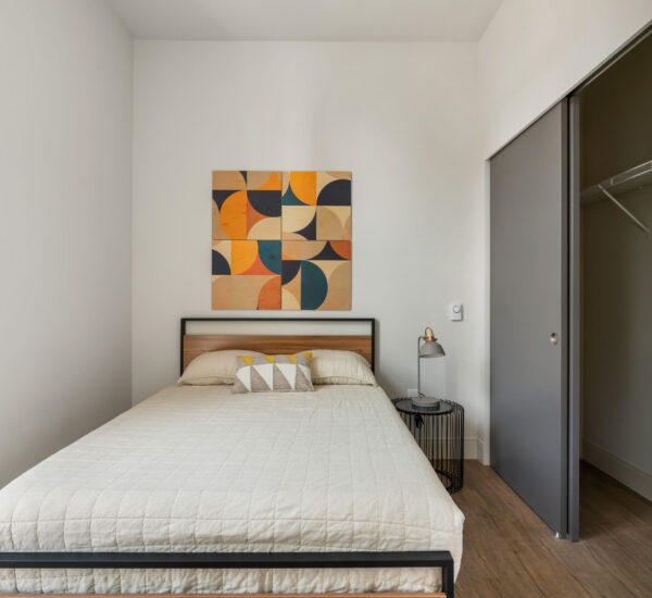 Bedroom of Pivot apartment #814