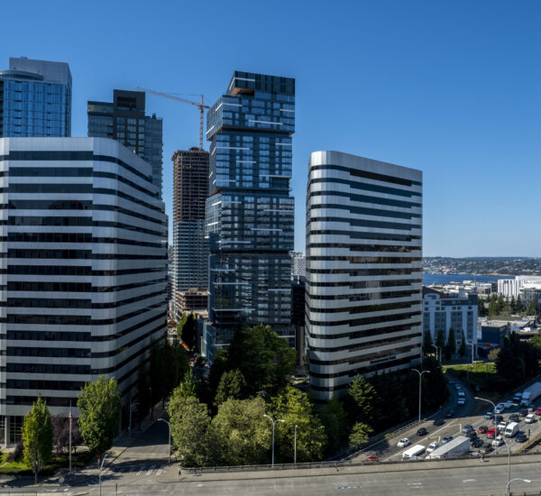 Rooftop view from Pivot Apartments